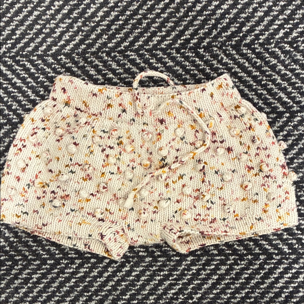 Misha And Puff Speckled Knit Kids Shorts